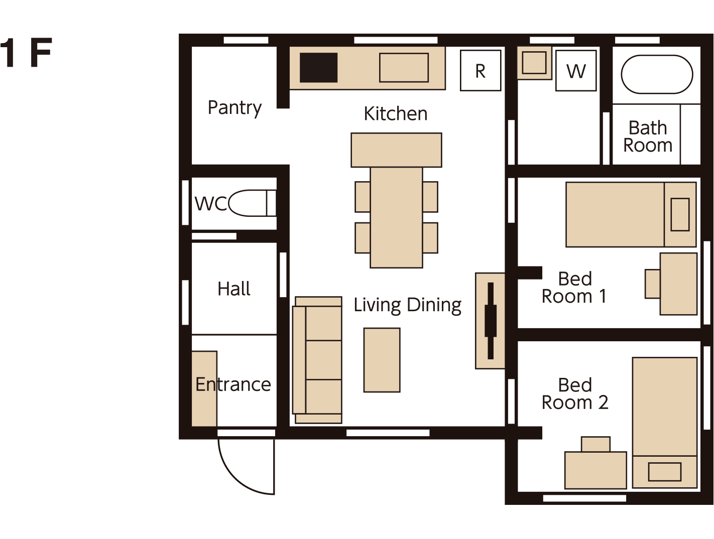 15坪見取り図