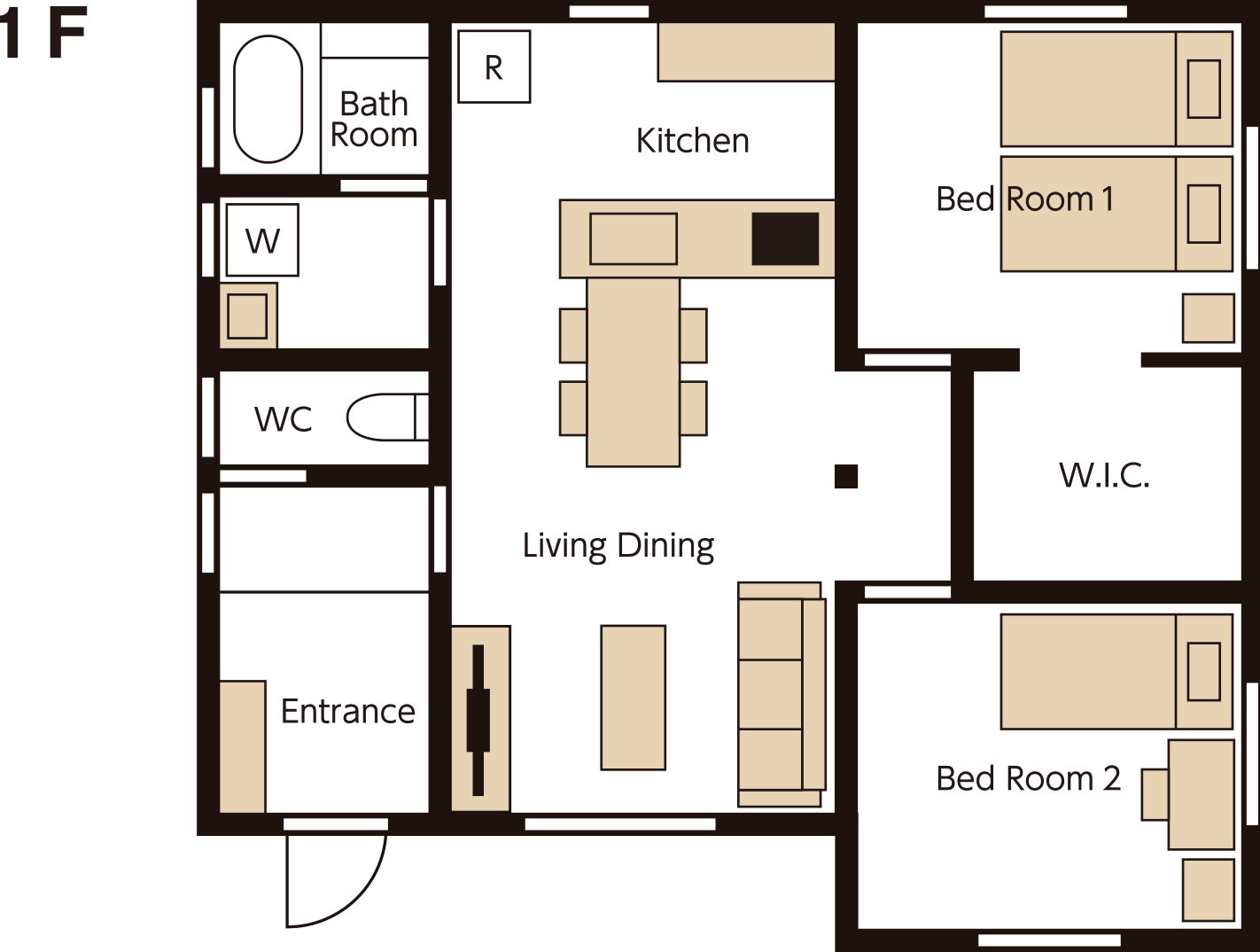 20坪見取り図