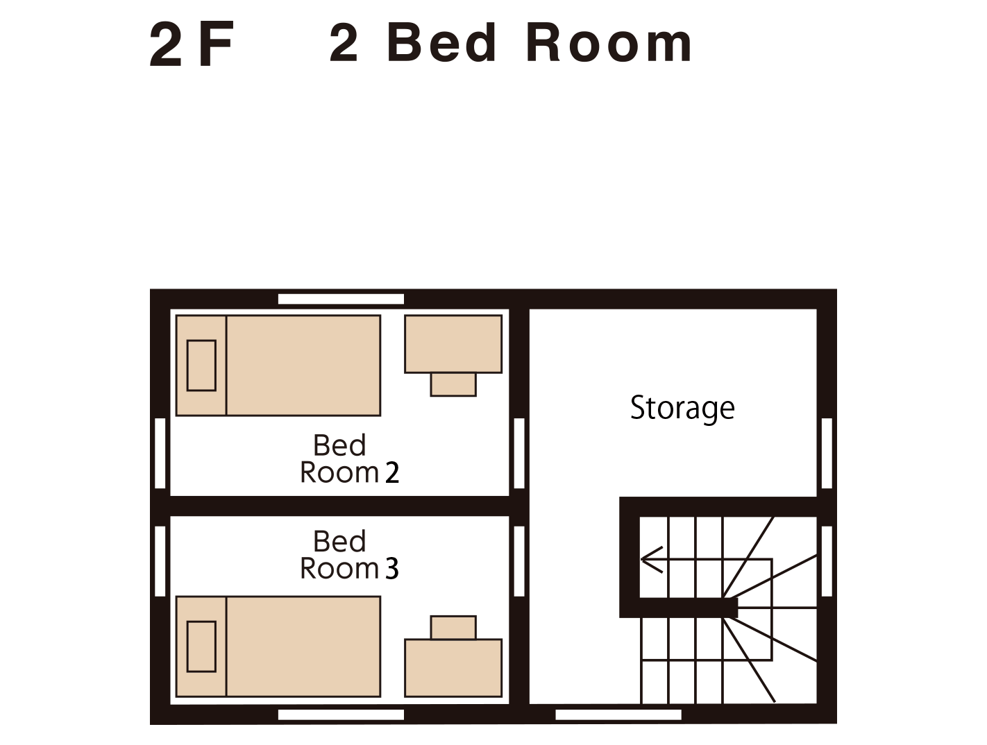 23坪2階見取り図