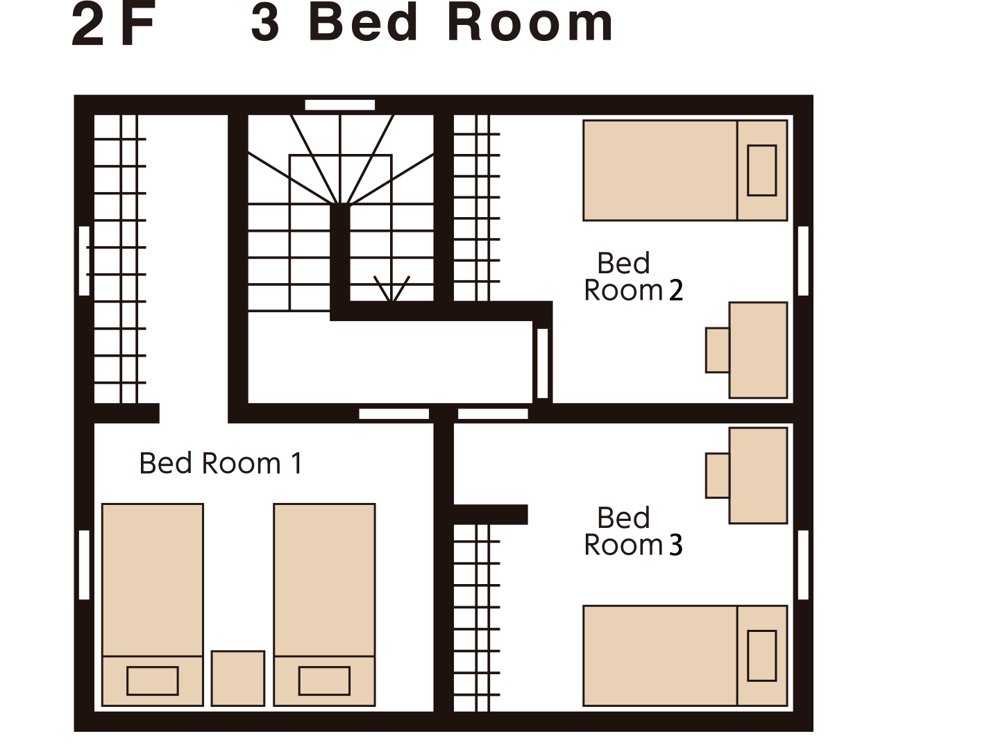 25坪2階見取り図